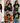 Camiseta Negra Trencadís Verde